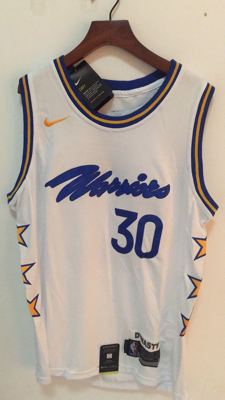 Men Golden State Warriors 30 Curry White Nike Season 22-23 NBA Jersey